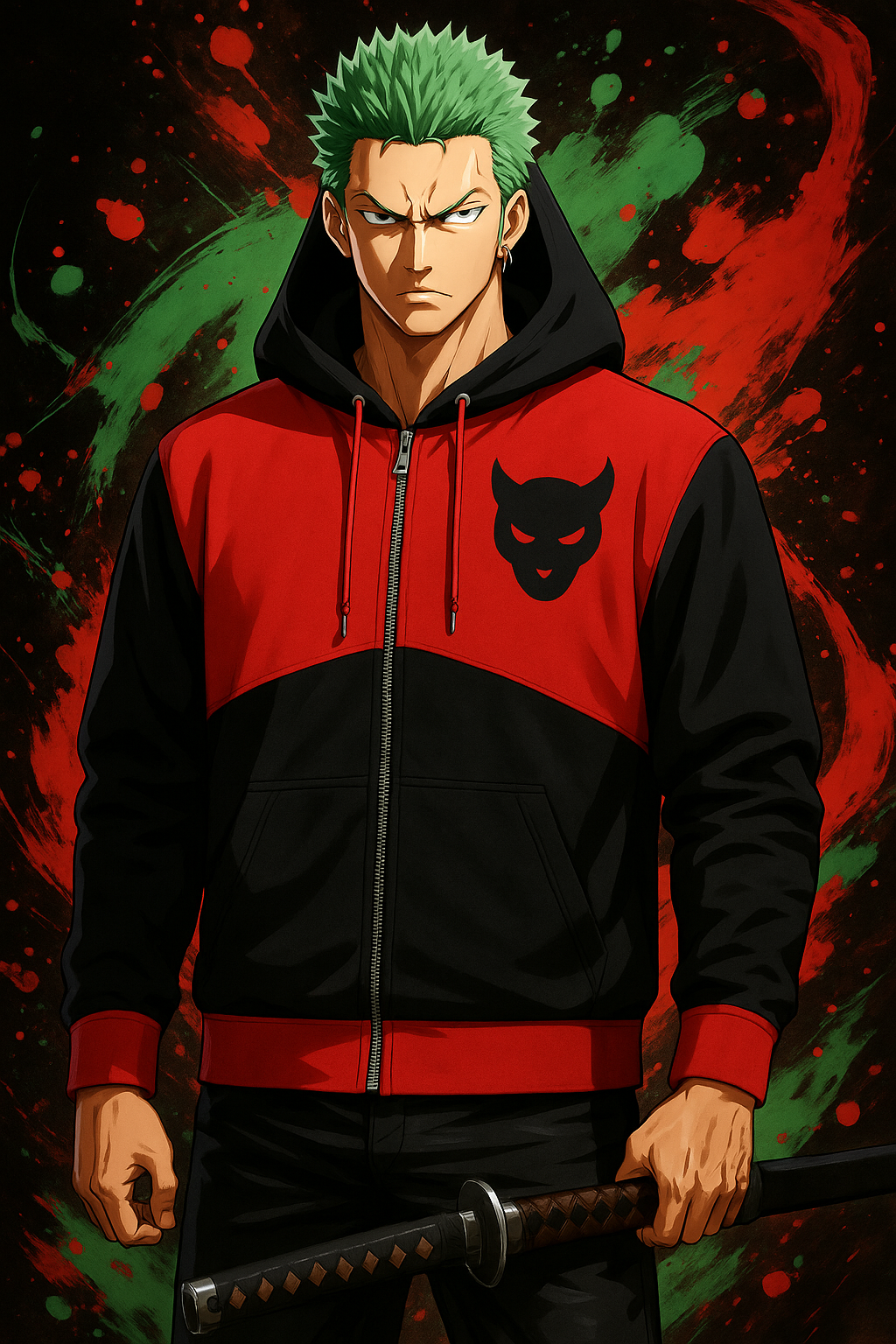 Kaiju 8 - Red OS Jacket - Image 4